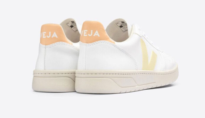 Original Veja V-10 CWL WHITE SUN PEACH Women