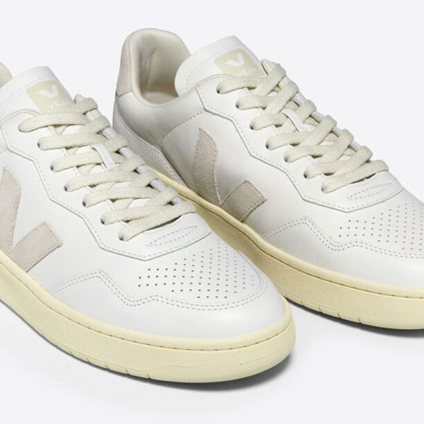 Cumpăra Veja V-90 Leather Ext White Natural