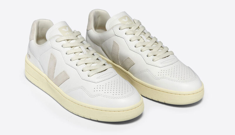 Cumpăra Veja V-90 Leather Ext White Natural