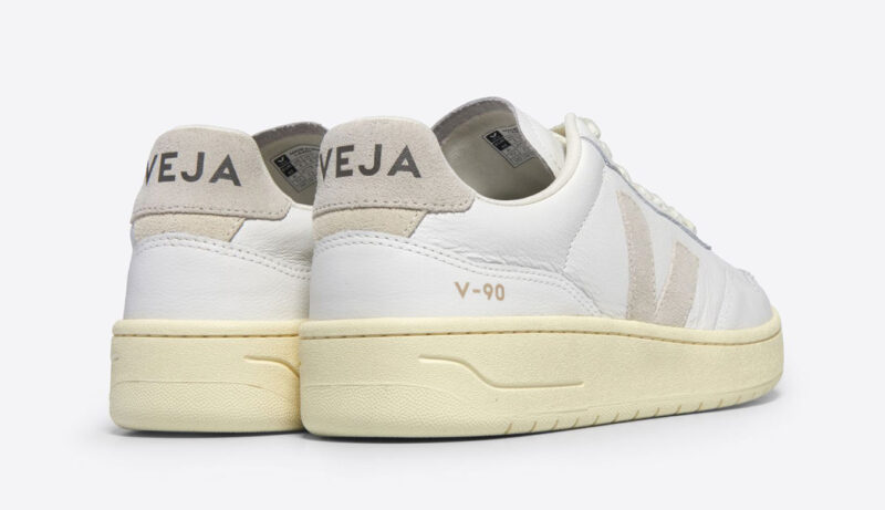 Preţ Veja V-90 Leather Ext White Natural