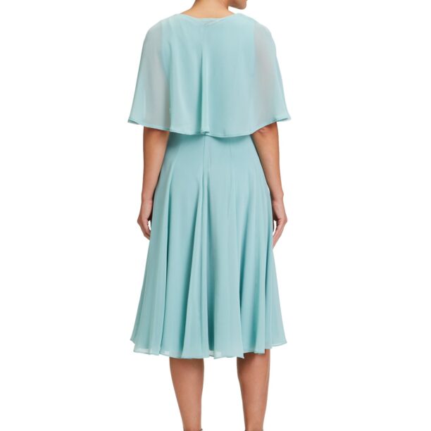 Vera Mont Rochie de cocktail  albastru aqua / argintiu preţ