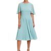 Vera Mont Rochie de cocktail  albastru aqua / argintiu