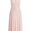 Vera Mont Rochie de cocktail  roz / argintiu