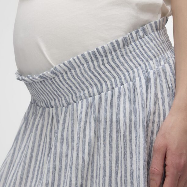 Preţ Vero Moda Maternity Fustă 'BERTA'  albastru marin / alb