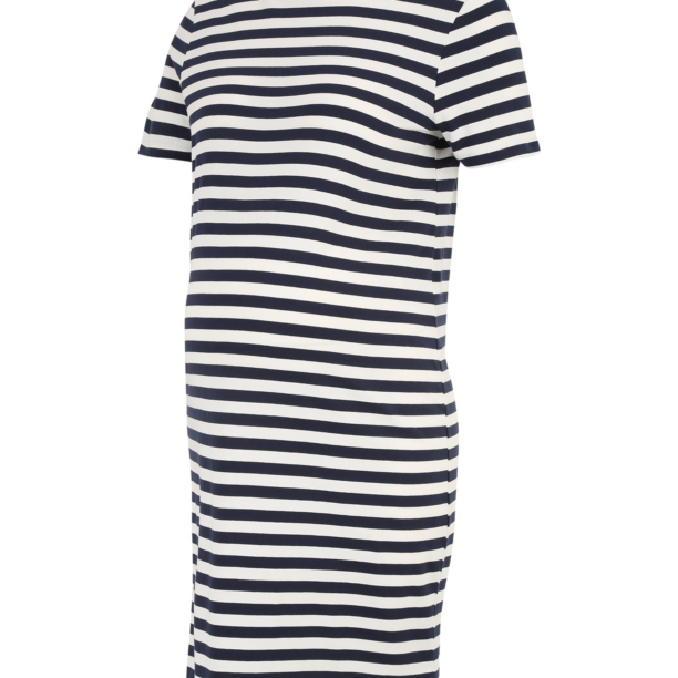 Vero Moda Maternity Rochie 'MOLLY'  bleumarin / alb