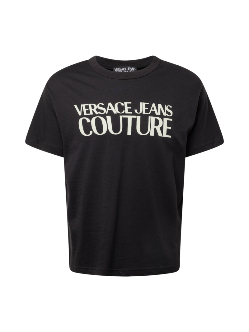 Versace Jeans Couture Tricou  negru / alb