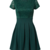 WAL G. Rochie de cocktail  verde pin