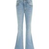 WE Fashion Jeans 'Meisjes '  albastru deschis / maro