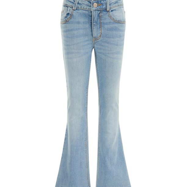 WE Fashion Jeans 'Meisjes '  albastru deschis / maro