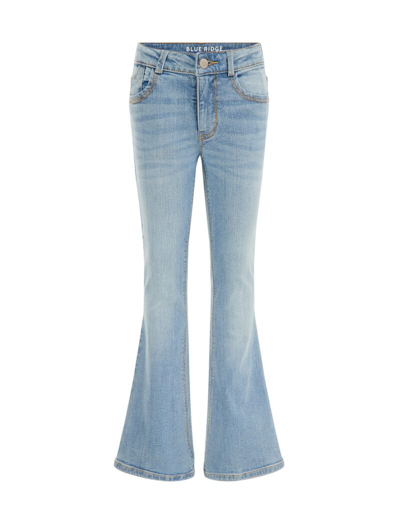 WE Fashion Jeans 'Meisjes '  albastru deschis / maro