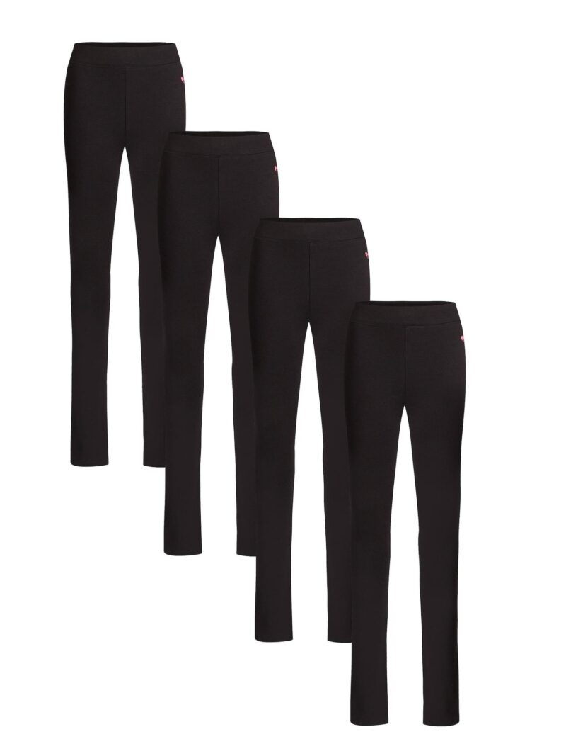 WE Fashion Leggings  roz / negru