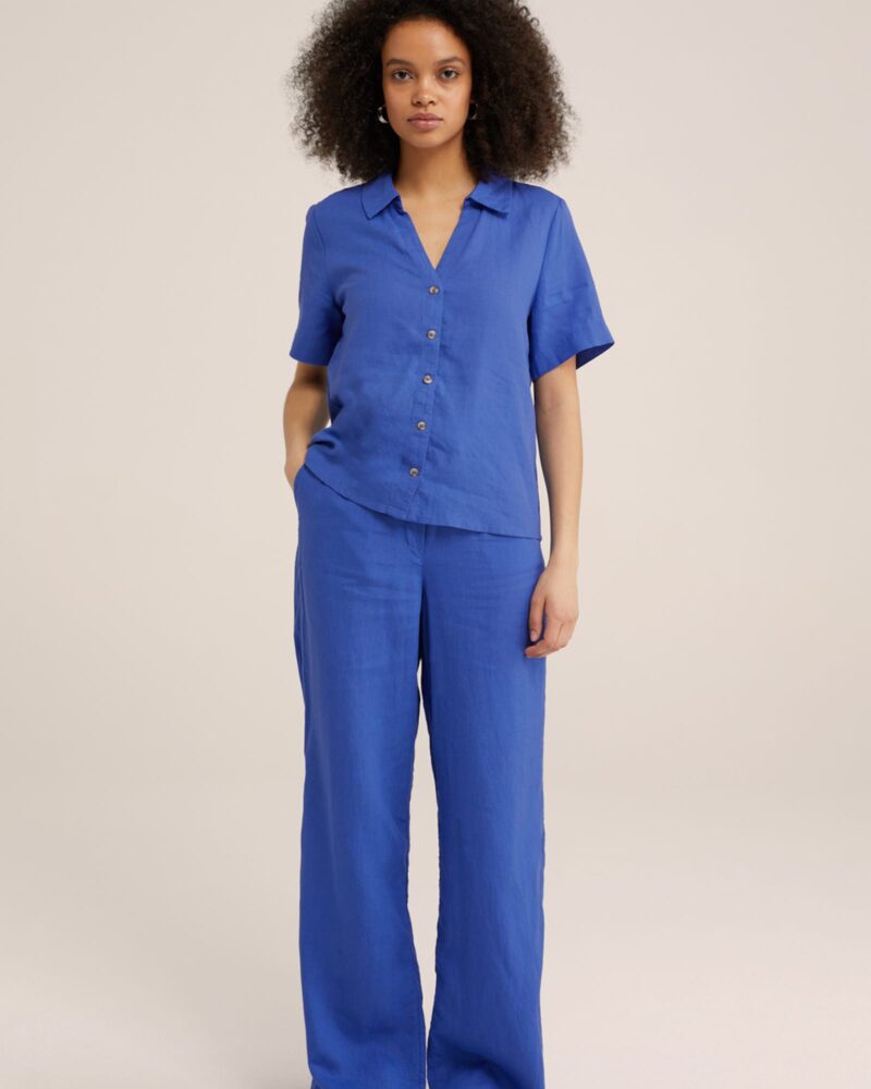 Cumpăra WE Fashion Pantaloni  albastru cobalt