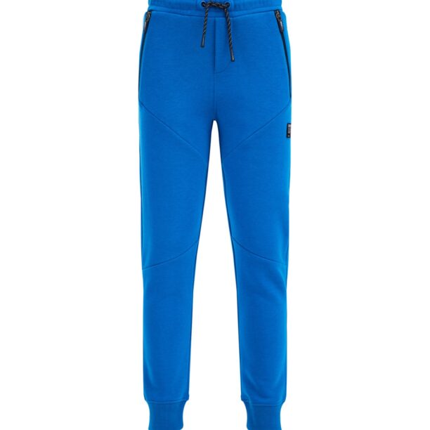 WE Fashion Pantaloni  albastru cobalt / negru