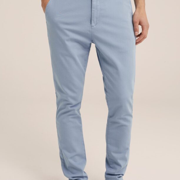 WE Fashion Pantaloni eleganți  albastru pastel