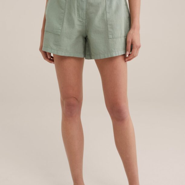 WE Fashion Pantaloni  verde pastel