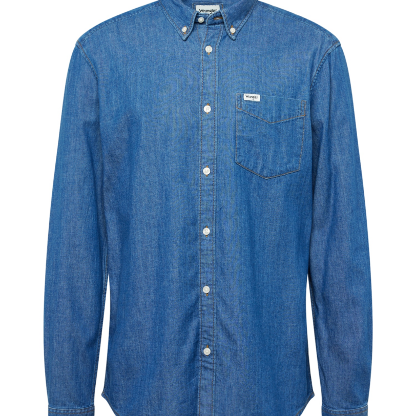 WRANGLER Cămașă  albastru denim
