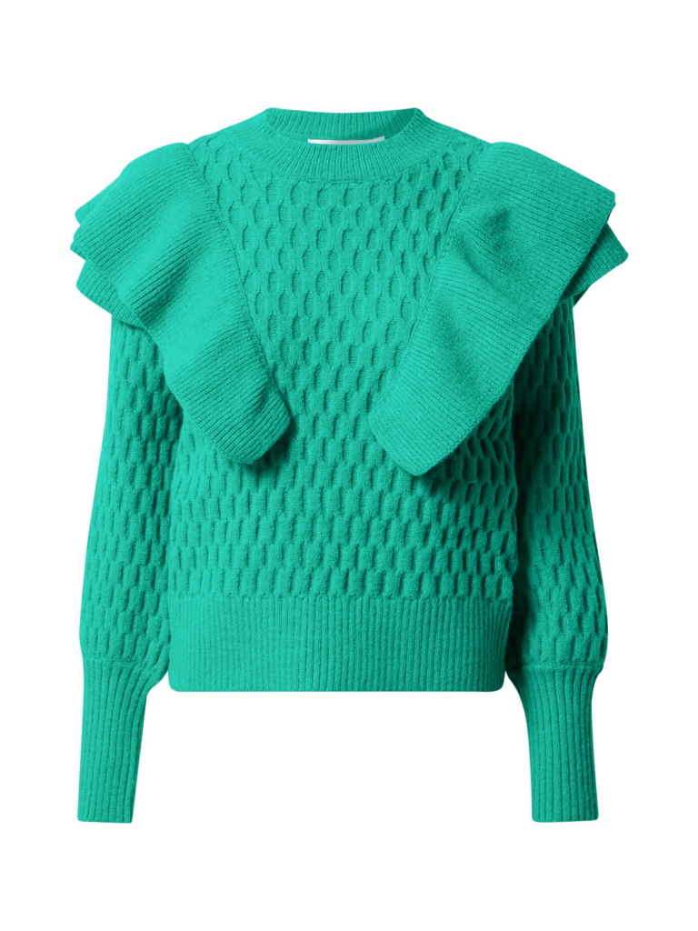 Warehouse Pulover 'Honeycomb'  verde jad