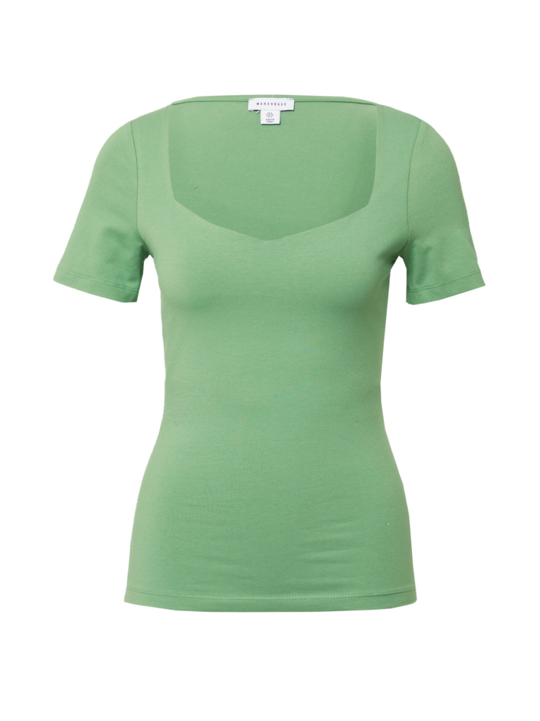 Warehouse Tricou  verde kiwi