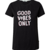 Wemoto Tricou 'VIBES'  roz / negru / alb