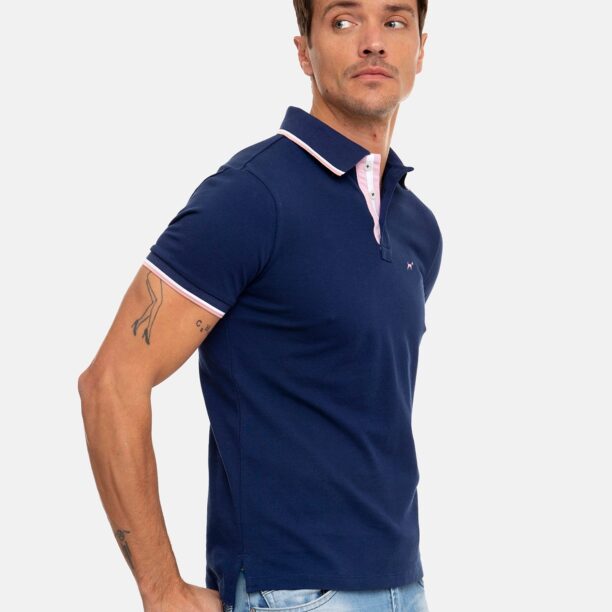 Williot Tricou  albastru / roz / alb