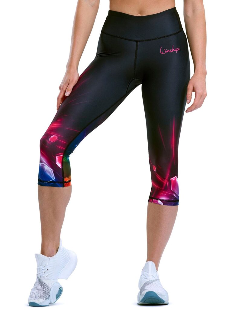 Original Winshape Pantaloni sport 'AEL202'  albastru / lila / negru / alb