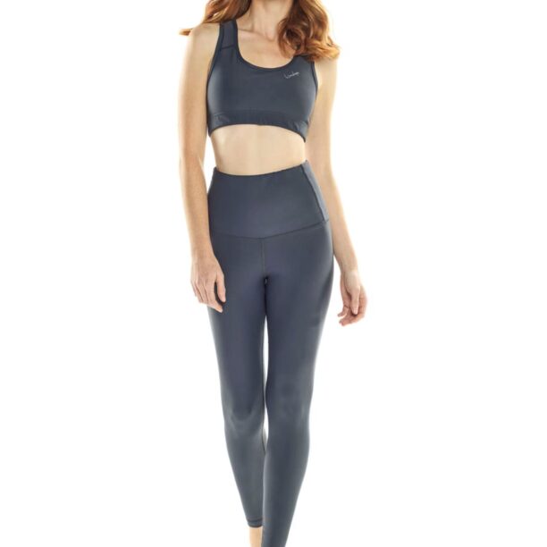 Preţ Winshape Pantaloni sport 'HWL112C'  gri metalic / alb