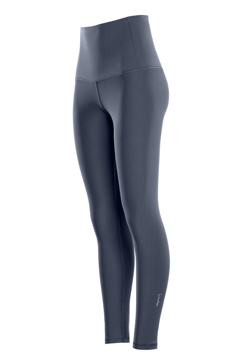 Winshape Pantaloni sport 'HWL112C'  gri metalic / alb