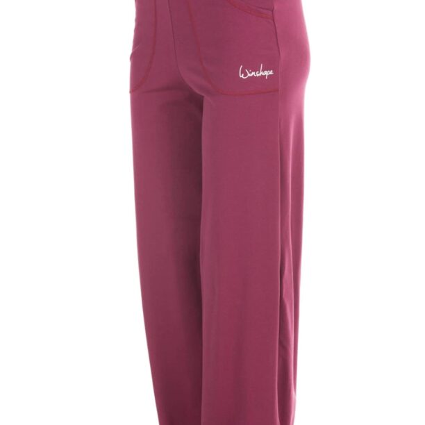 Winshape Pantaloni sport 'WH12'  mov zmeură / alb