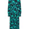 Y.A.S Rochie tip bluză 'FLAIR'  bleumarin / azuriu / verde deschis / negru