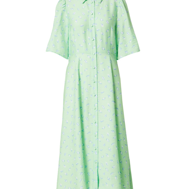 Y.A.S Rochie tip bluză 'MYNTE'  albastru / verde deschis / alb