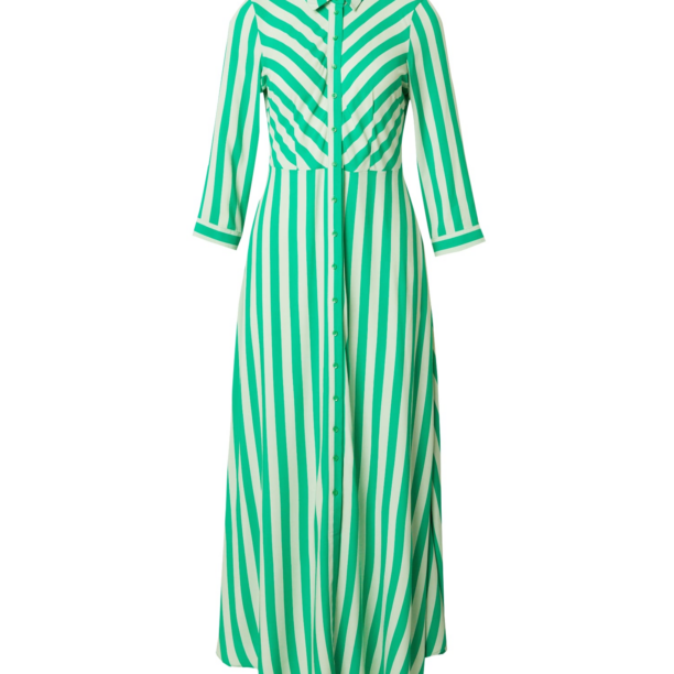 Y.A.S Rochie tip bluză 'SAVANNA'  bej / verde deschis