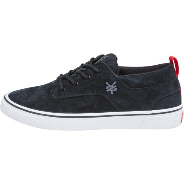 ZOO YORK Sneaker low  gri / negru