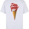 ZOO YORK Tricou 'Icecream'  bleumarin / maro caramel / roșu / alb