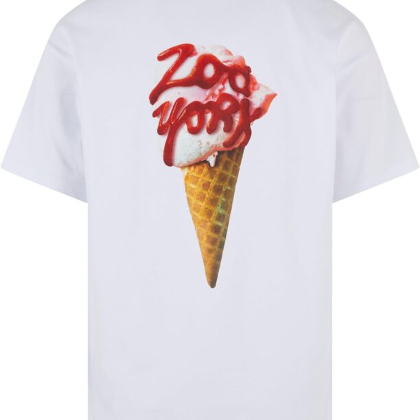 ZOO YORK Tricou 'Icecream'  bleumarin / maro caramel / roșu / alb