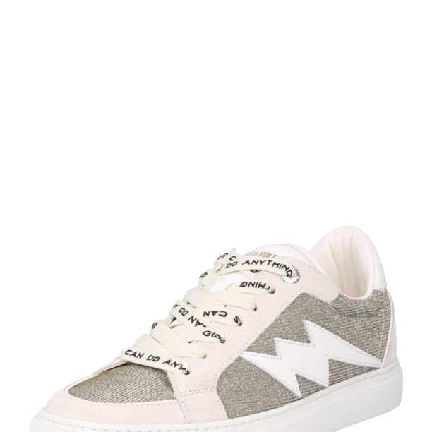 Zadig & Voltaire Sneaker low  argintiu / alb