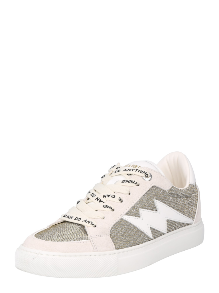 Zadig & Voltaire Sneaker low  argintiu / alb