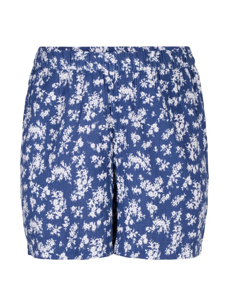 Zizzi Pantaloni 'Cecilie'  bleumarin / alb