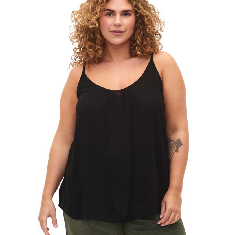 Zizzi Top 'EROSE'  negru preţ