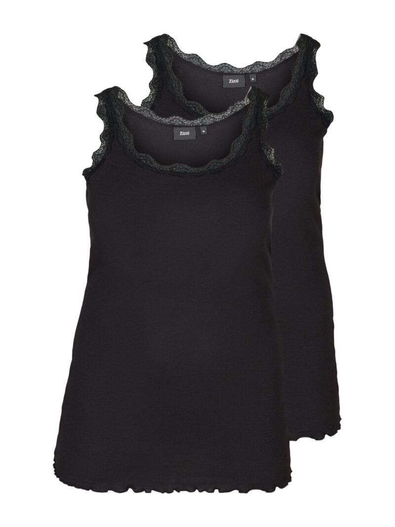 Zizzi Top 'Liv'  negru