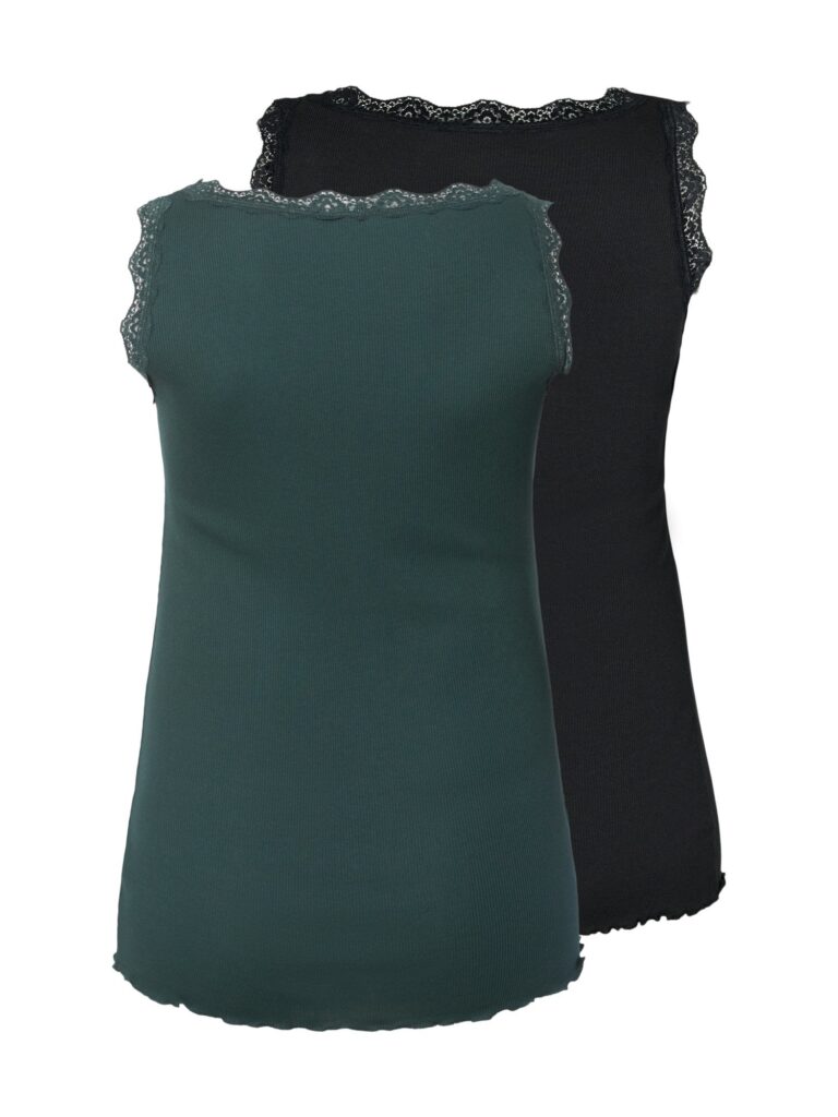 Zizzi Top 'MLIV'  verde / negru