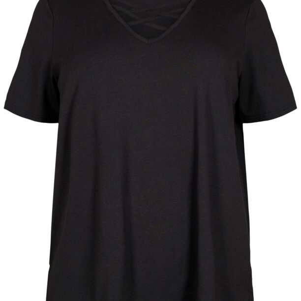 Zizzi Tricou 'ERILEY'  negru