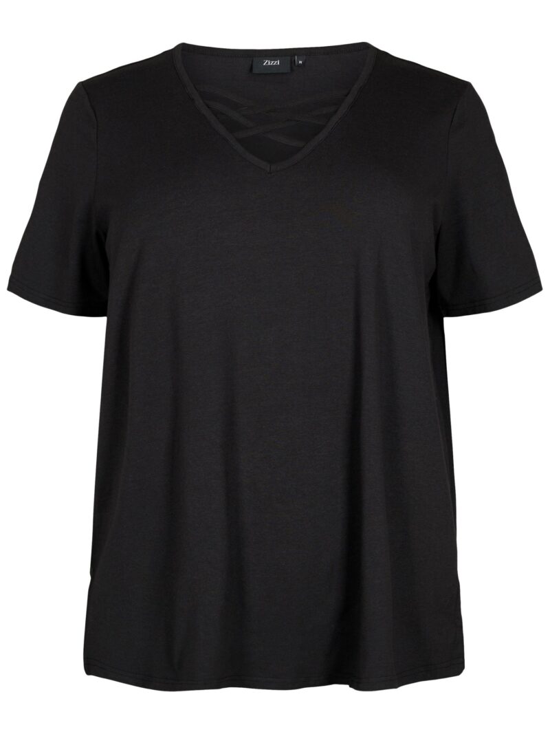 Zizzi Tricou 'ERILEY'  negru