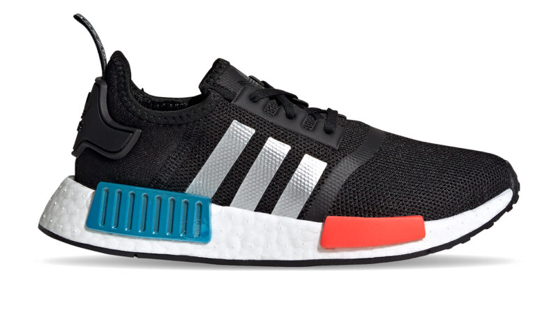 adidas Nmd_R1 Junior Core Black/Silver Met./Solar Red