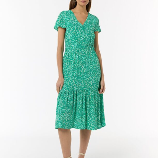 comma casual identity Rochie  albastru deschis / verde smarald / verde măr preţ