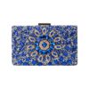 faina Clutch  albastru / auriu