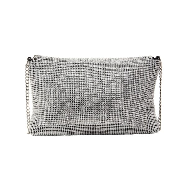 faina Clutch  argintiu