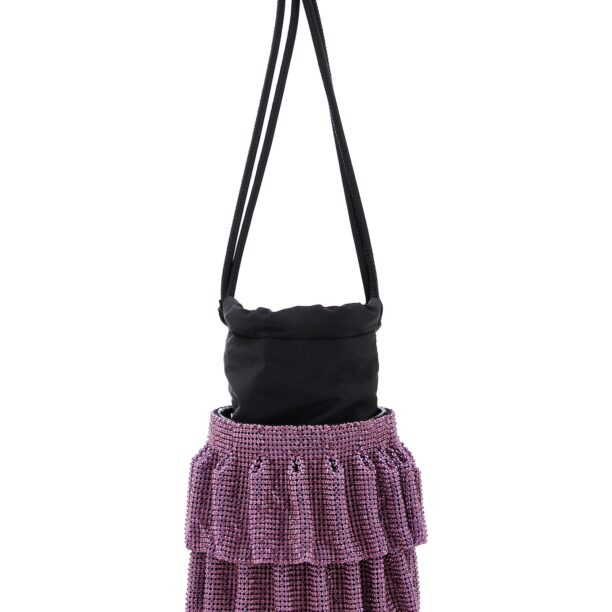 faina Geantă tip sac  mauve / negru