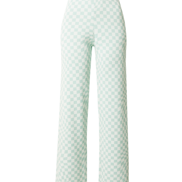 florence by mills exclusive for ABOUT YOU Pantaloni 'Copal'  verde pastel / alb