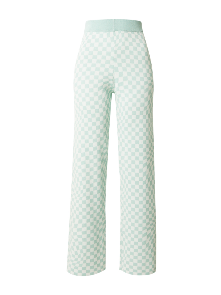 florence by mills exclusive for ABOUT YOU Pantaloni 'Copal'  verde pastel / alb