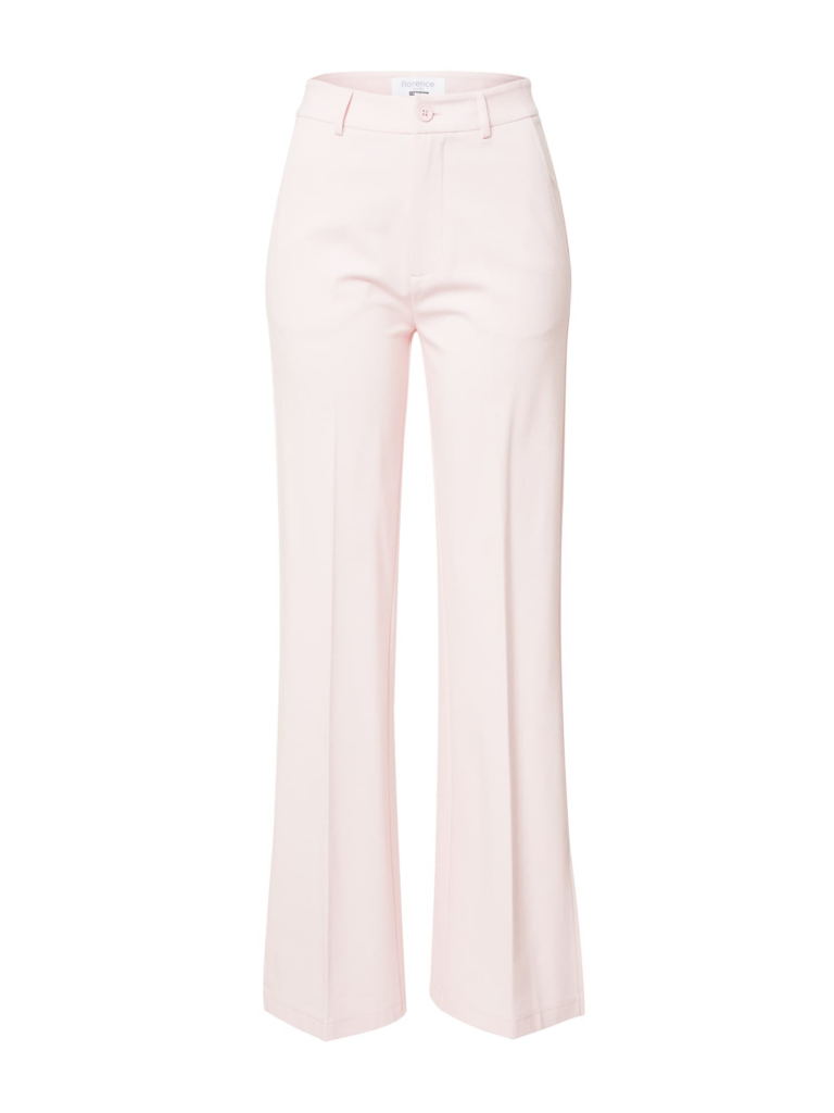 florence by mills exclusive for ABOUT YOU Pantaloni cu dungă 'Tela'  roz